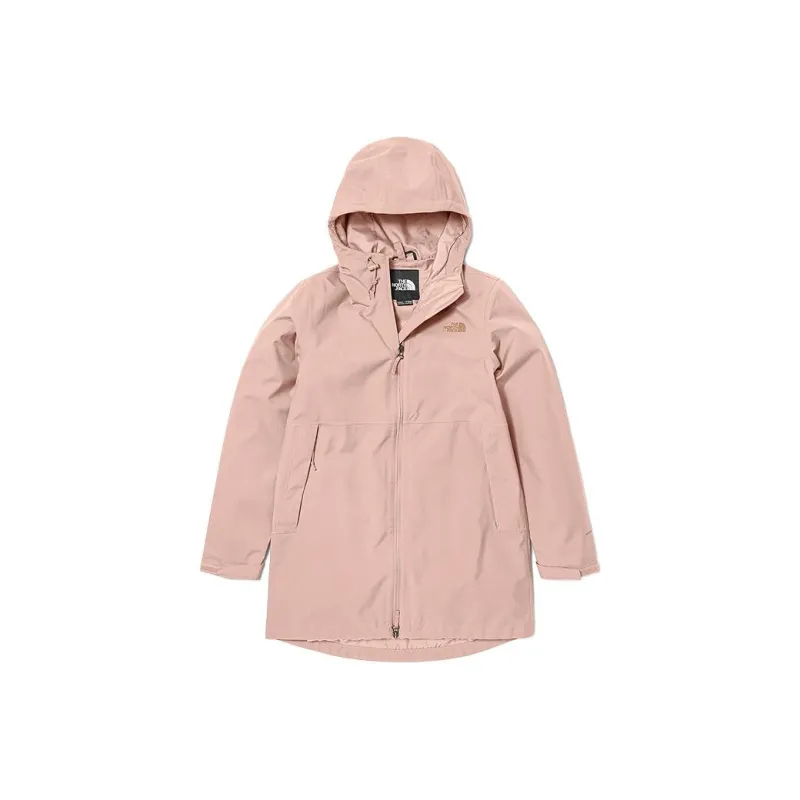THE NORTH FACE City Outdoor Collection Water Resistant Windproof Breathable Windbreaker Jacket Women's Pink-0