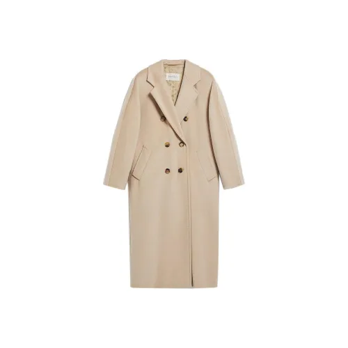 MaxMara Madame Double Breasted Belted Coat