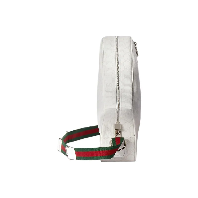 GUCCI Canvas Storage Bag Women's White-6