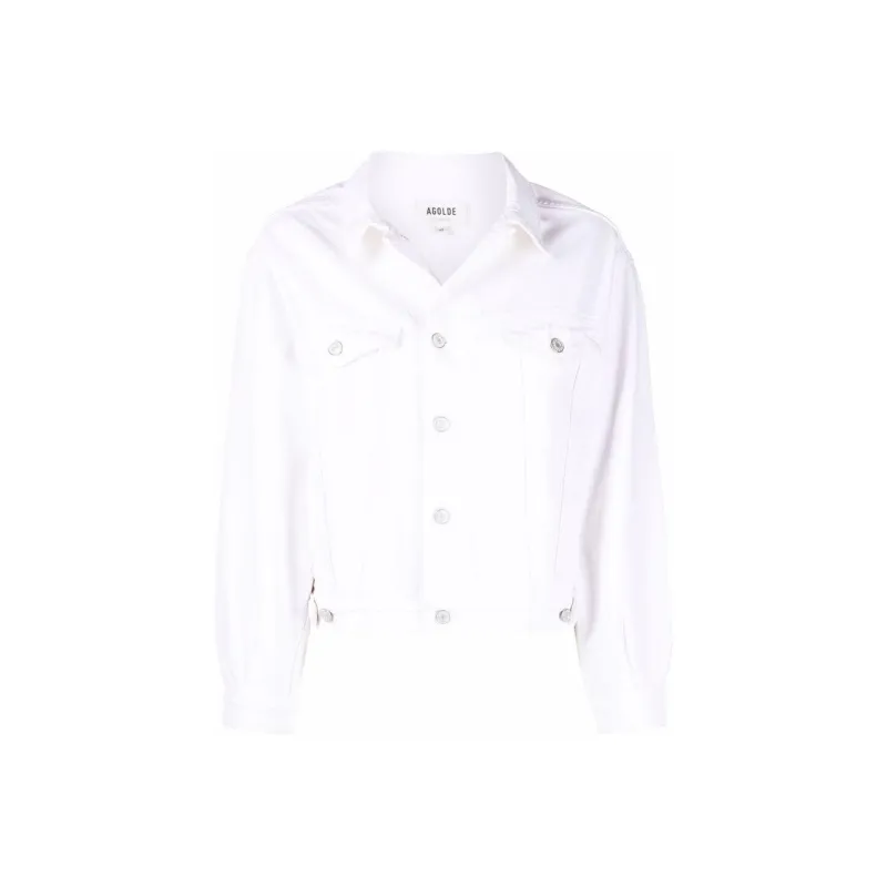 AGOLDE Denim Jackets Women's White-0