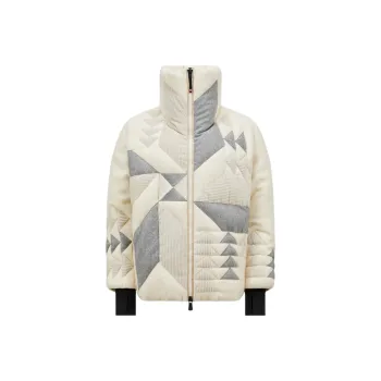Moncler Grenoble Down Jacket Women's White/Gray