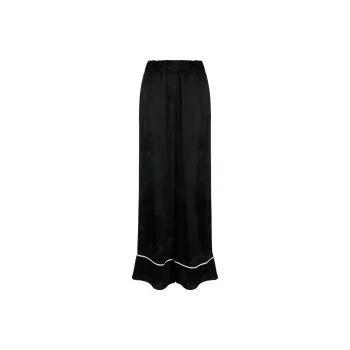 OFF-WHITE Satin Wide Leg Pajama Pants