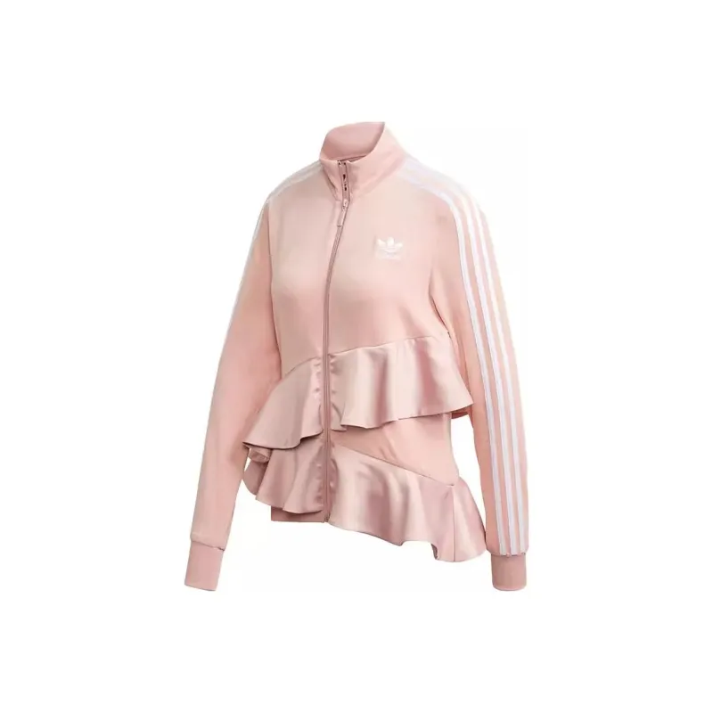 Adidas Velvet Jackets Women's Lotus Color-0