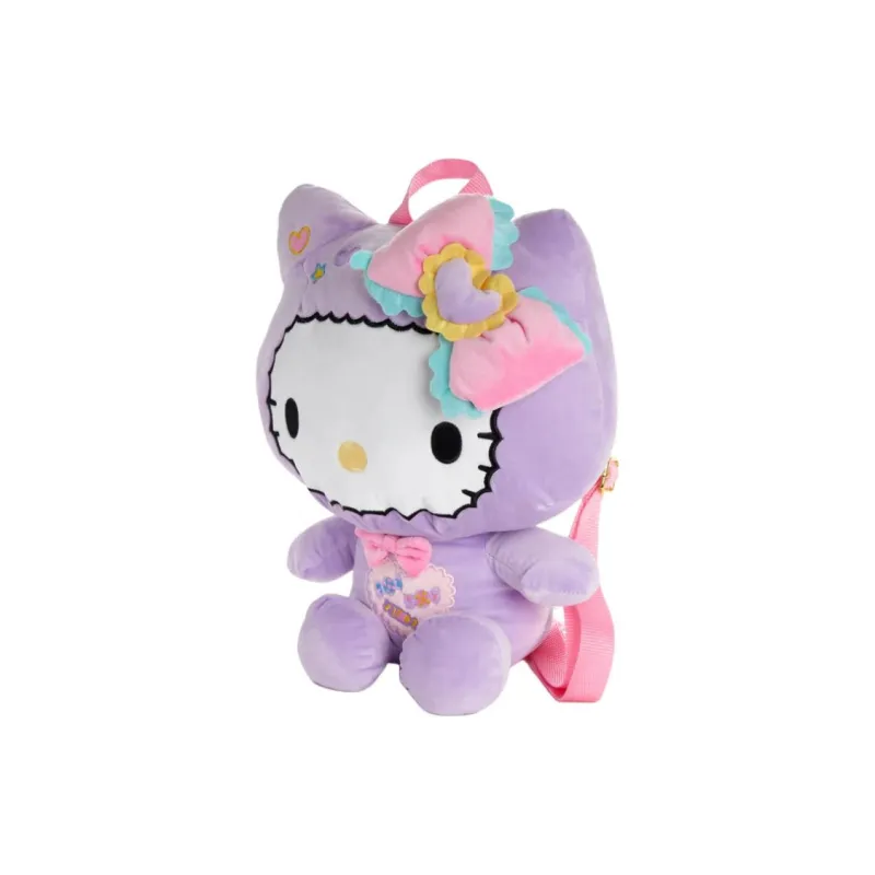Sanrio Hello Kitty Plush Backpack Women's Purple-1