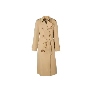 Burberry Cotton Gabardine Trench Coat