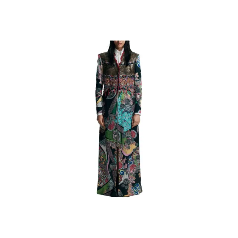 H&M ANAMIKA KHANNA Collaboration Coats Women's Black-1
