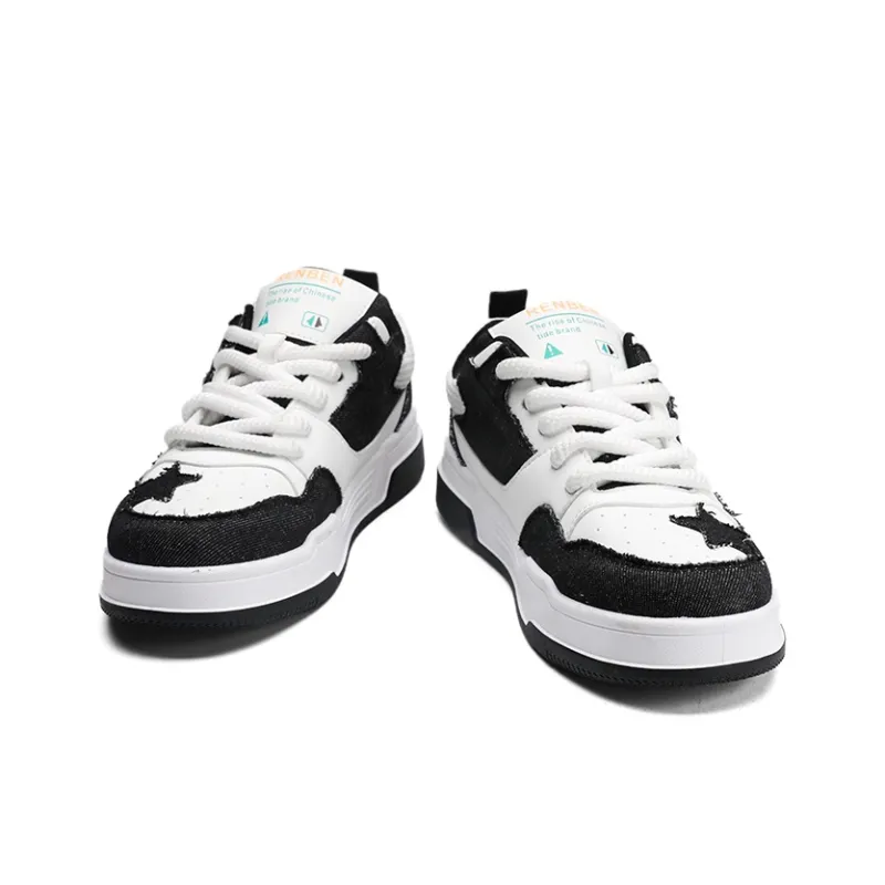 RENBEN Slip Resistant, Breathable, And Supportive Low Top Skateboard Shoes Men's-16