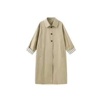 Cubic Trench Coats Women's