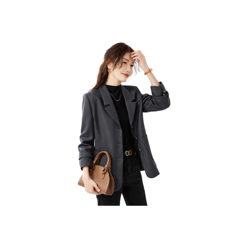 TERRE BLEUE Business Suit Women's Khaki-13