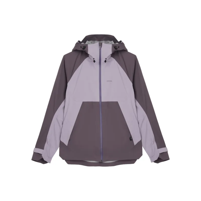 DECATHLON MH500 Water-Resistant Windproof Breathable Windbreaker Jacket Women's Pale Purple/purple-0