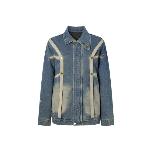 CHICPARK Denim Jacket Women's Washable Denim Yellow
