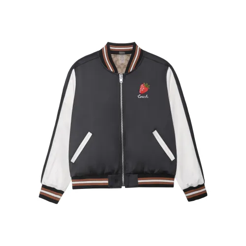 COACH Baseball Jacket Women's Black