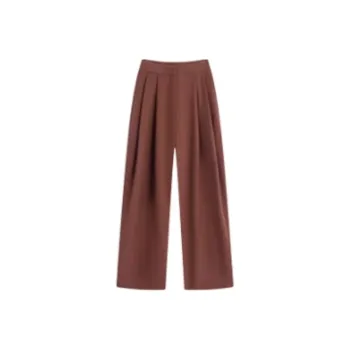 MOSIIMORII Casual Pants Women's Maroon