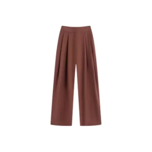 MOSIIMORII Casual Pants Women's Maroon