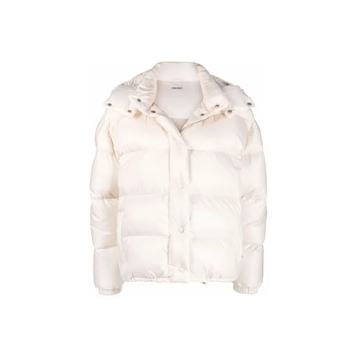 MIU MIU FW21 Puffer Jacket Women's White-0