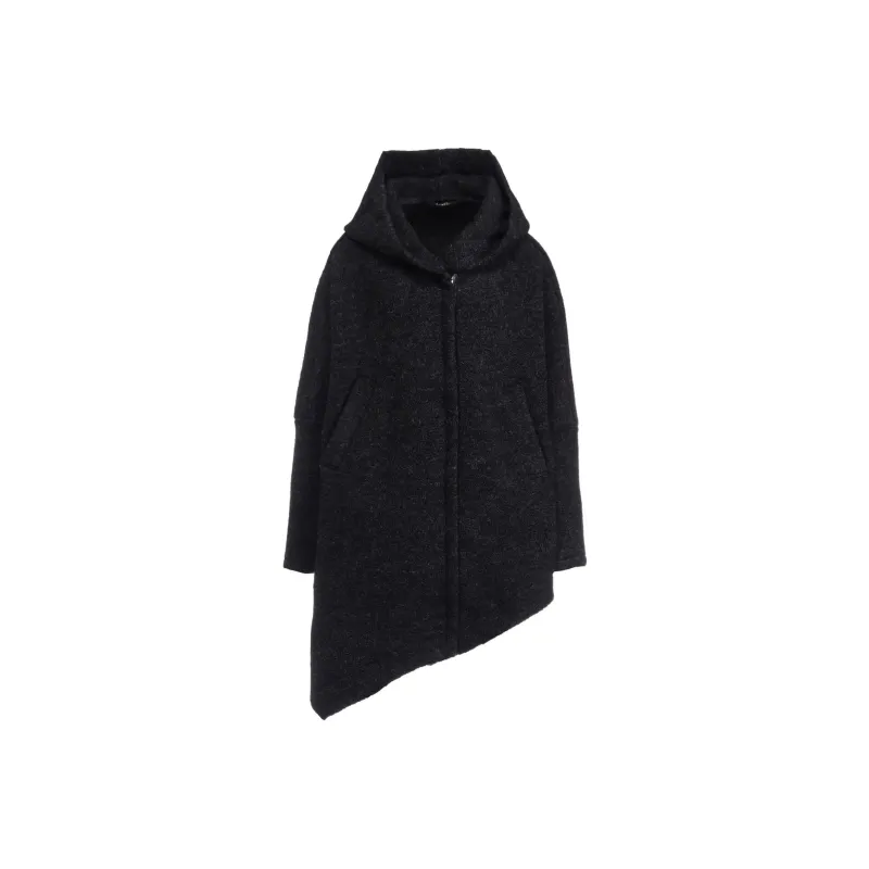 Yohji Yamamoto FW24 Coats Women's Charcoal-0