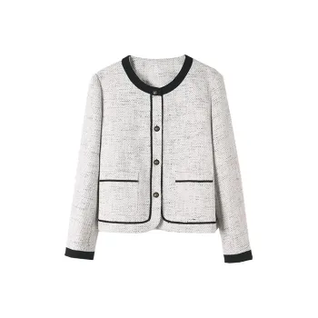 HIPPIEMISS Cropped Coats Women's White