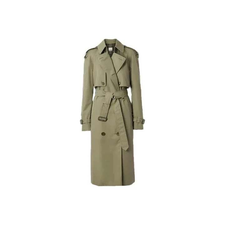 Burberry SS21 Trench Coat Women's Green-0
