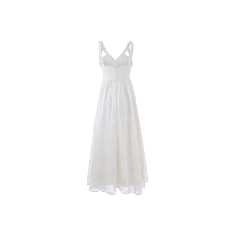 PLANE DRIFT Slip Dresses Women's White-1