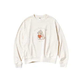 UNIQLO Shark Cat Collaboration Sweatshirts Women's Ivory