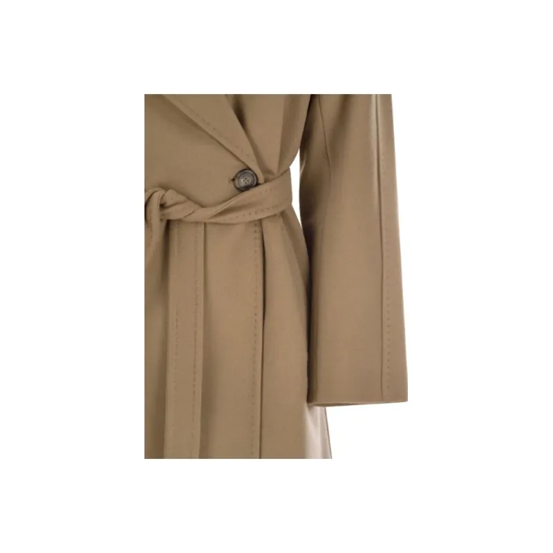 WEEKEND MaxMara Belted Long Sleeved Coat-3