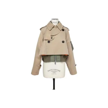 Sacai Cotton Gabardine X Nylon Twill Blouson 'Beige'