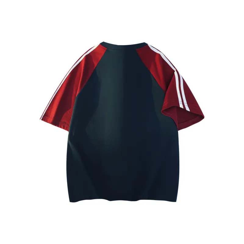 ROBINHOOD T Shirts Unisex Navy Blue & Burgundy-1