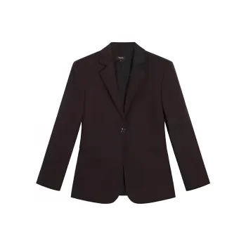 THEORY 2023 Winter Business Suit Women's Black Brown
