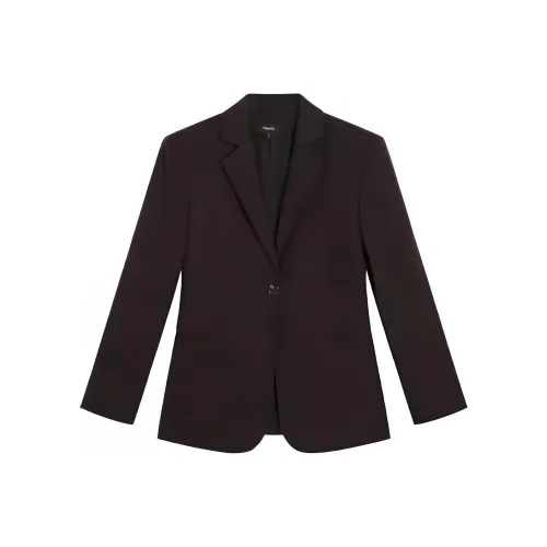 THEORY 2023 Winter Business Suit Women's Black Brown