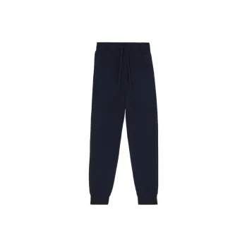 Burberry Knitted Sweatpants Women's Dark Charcoal Blue