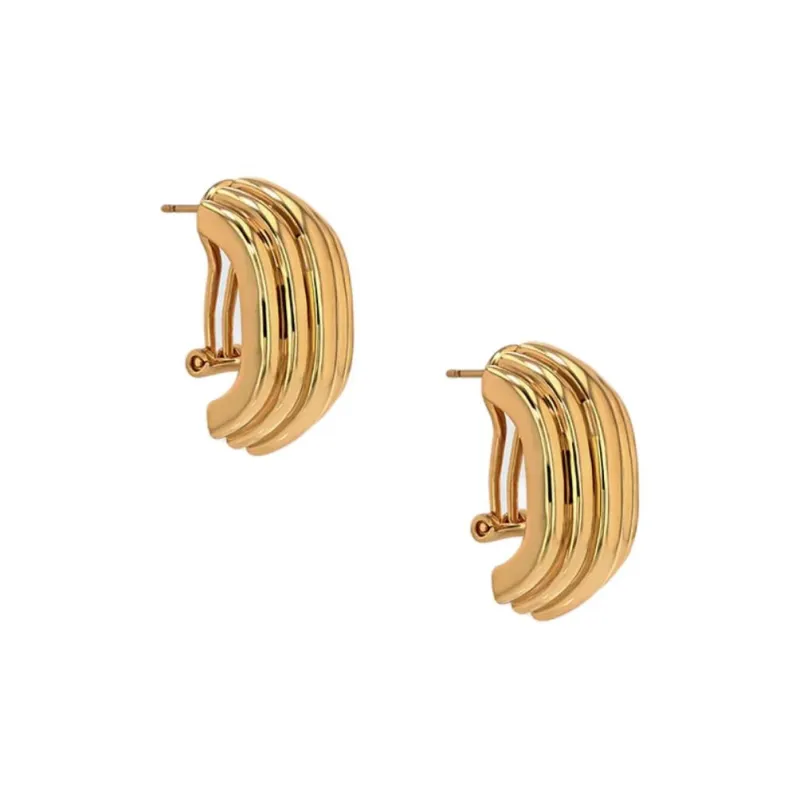 Anine Bing 14K Gold Plated Brass Earrings Women's Gold-1