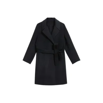 Yiner Coats Women's Black
