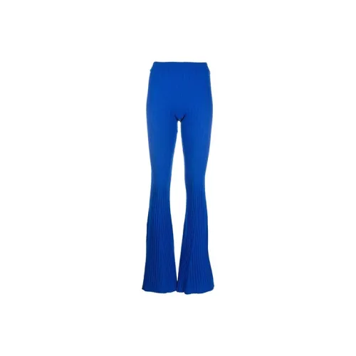 VERSACE Knitted Sweatpants Women's Blue