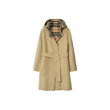 Burberry Vintage Check Wool Coat