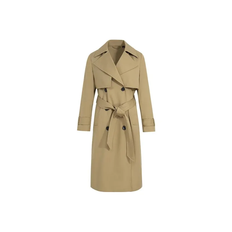 ALLSAINTS Trench Coats Women's Camel-0