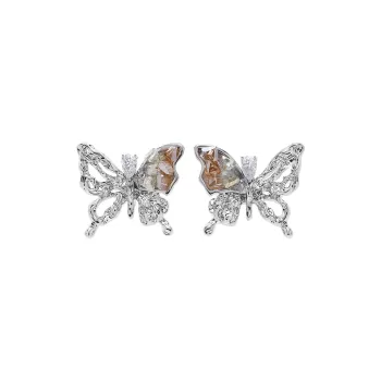 KING OF BLING Alloy With Zircon Earrings Women's