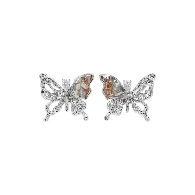 KING OF BLING Alloy With Zircon Earrings Women's-0