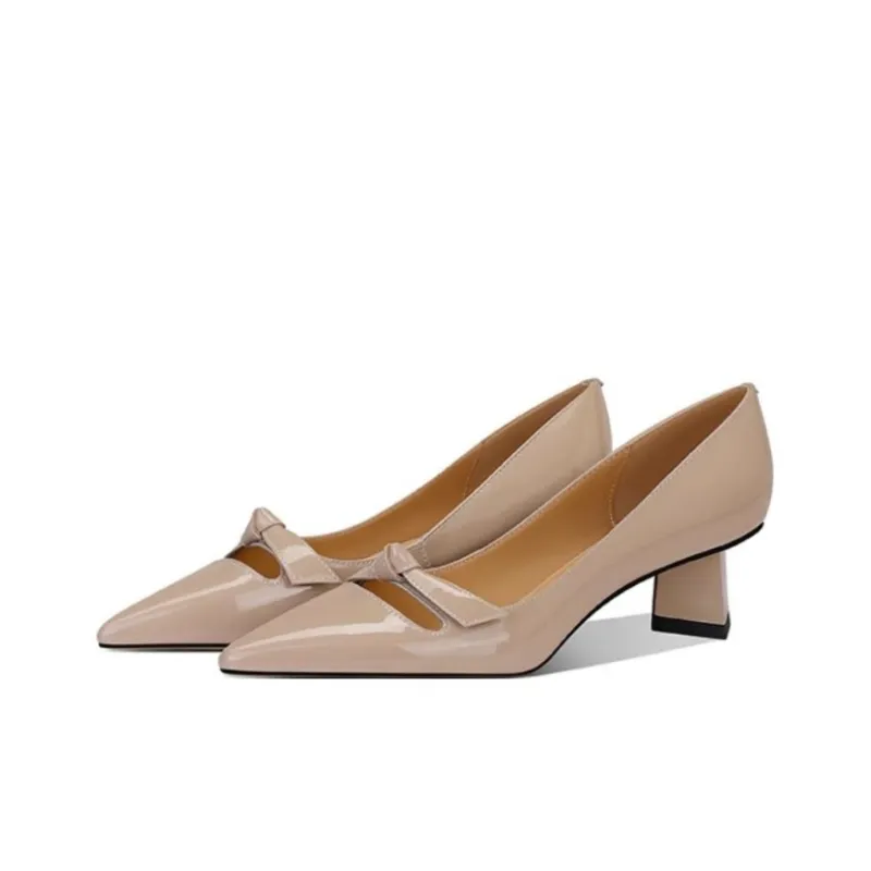 JESSICA SOPHIA Chunky Heel High Heels 4cm Women's-1