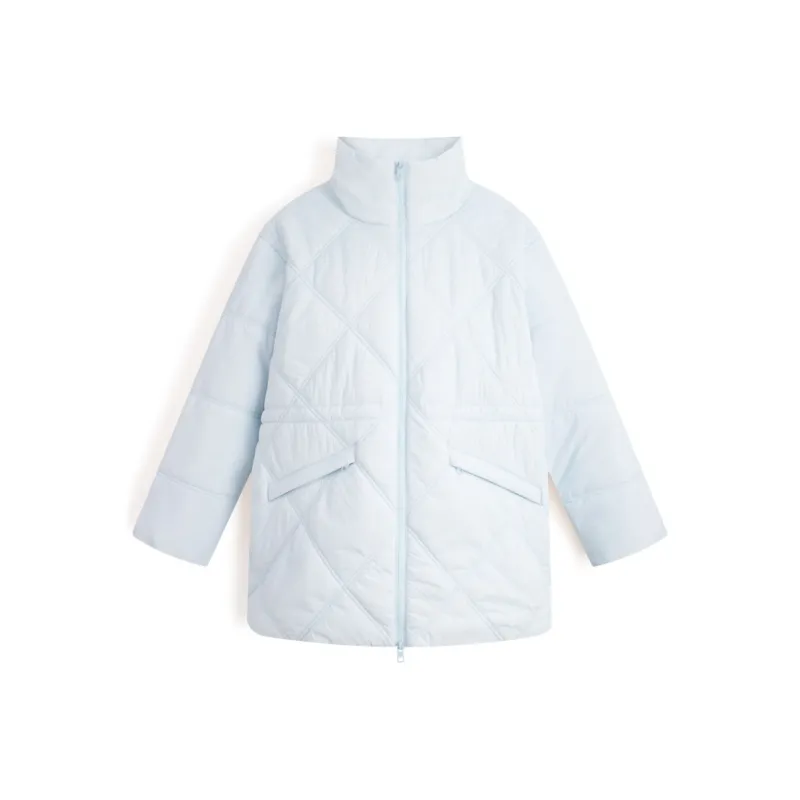 CALVIN KLEIN Puffer Jacket Women's Ivory Yellow-2