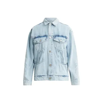 HOLZWEILER Denim Jackets Women's Light Blue