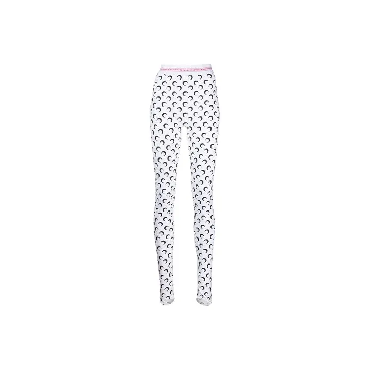 marine serre Crescent Moon Print Leggings-4