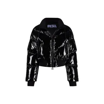 DIESEL Cropped Coats Women's Black