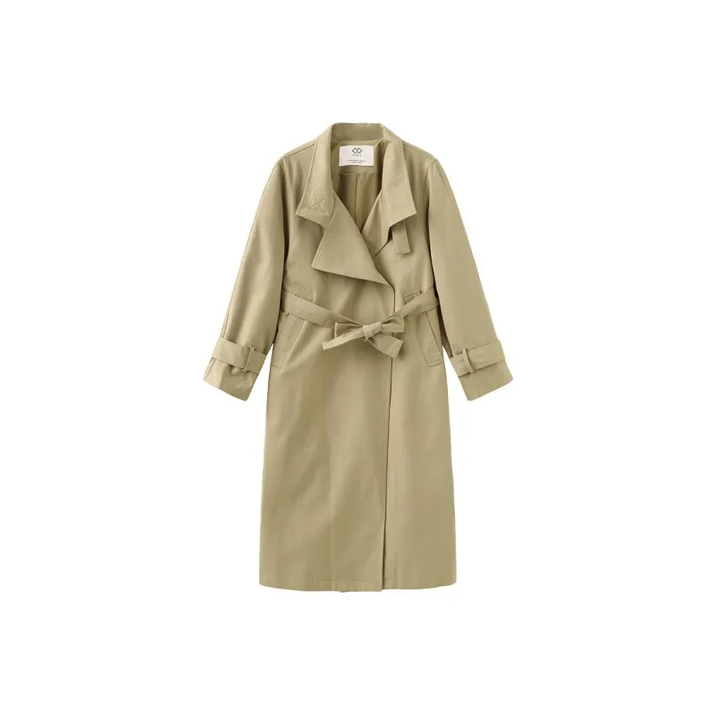 Cubic Trench Coats Women's-0