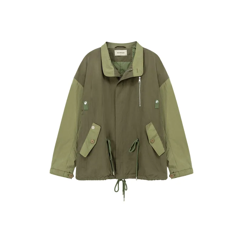 NO ONE ELSE Puffer Jackets Women's Mustard Green-0