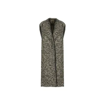 UMA WANG Middleton V Neck Sleeveless Coat