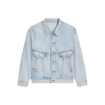 CELINE SS23 Denim Jacket Women's Light Blue