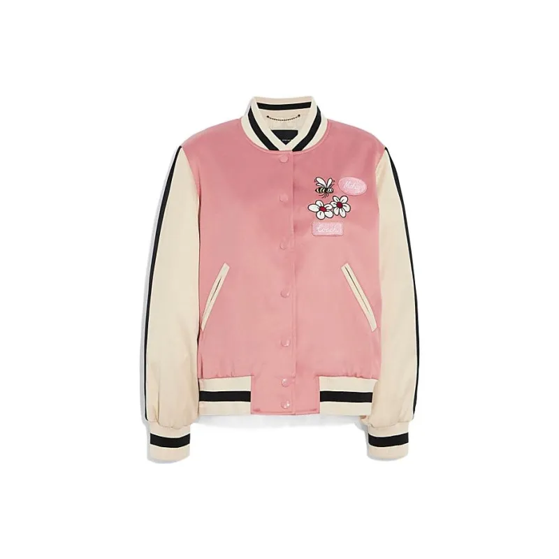 Disney X COACH Baseball Jerseys Women's Pink-0