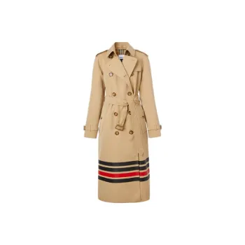 Burberry Trench Coats Women's Brown