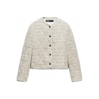 ZARA Puffer Jacket Women's Multicolor
