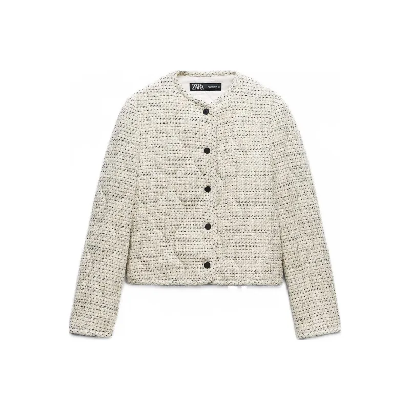 ZARA Puffer Jacket Women's Multicolor-0